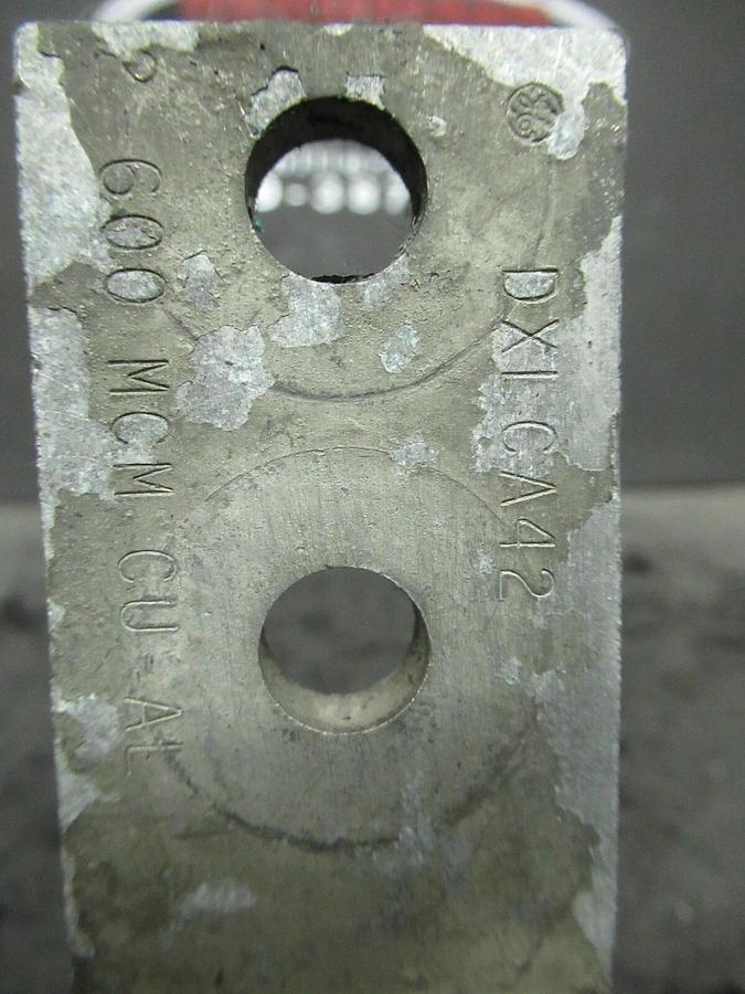 Used (3) QTY GE DXLCA42 1 SINGLE BARREL MECHANICAL CONNECTOR LUGS TAP 600 MCM - 2