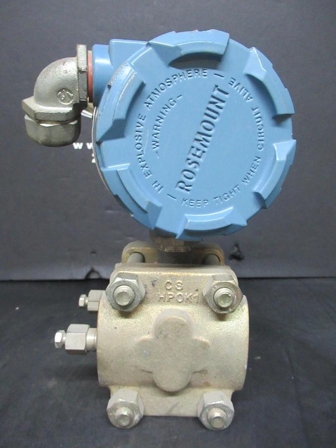 Used ROSEMOUNT ALPHALINE PRESSURE TRANSMITTER 01151DP6S12B2DF W/ SMART TRANSMITTER