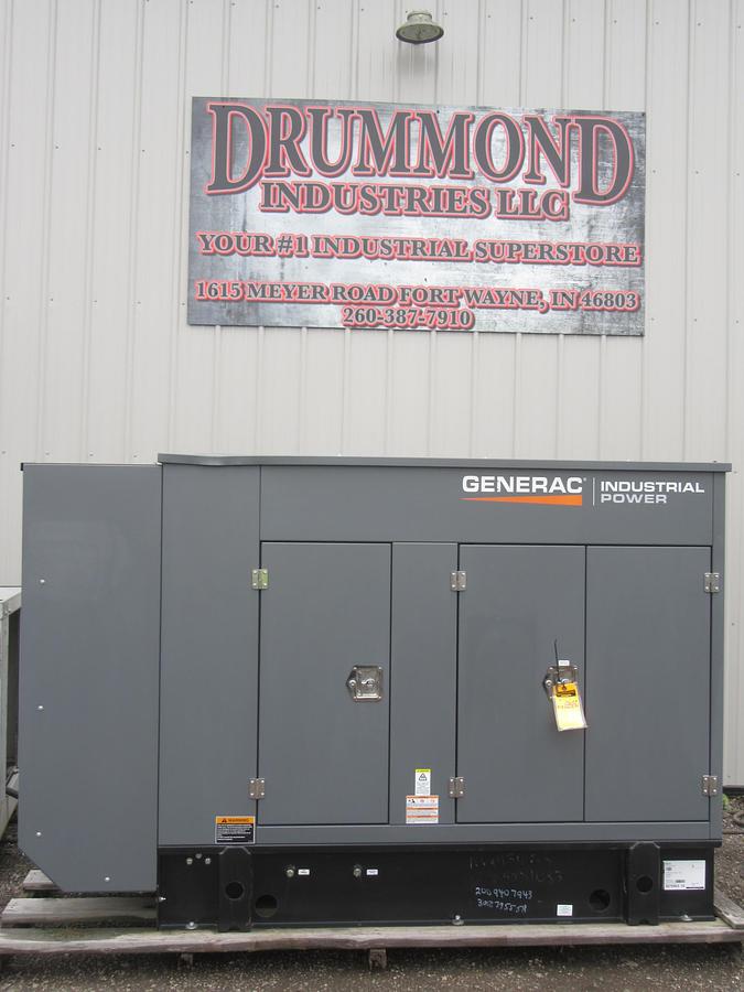 NEW 48 KW GENERATOR NATURAL GAS PROPANE GENERAC 120/240V  SOUND ENCLOSED VIDEO 50 KW