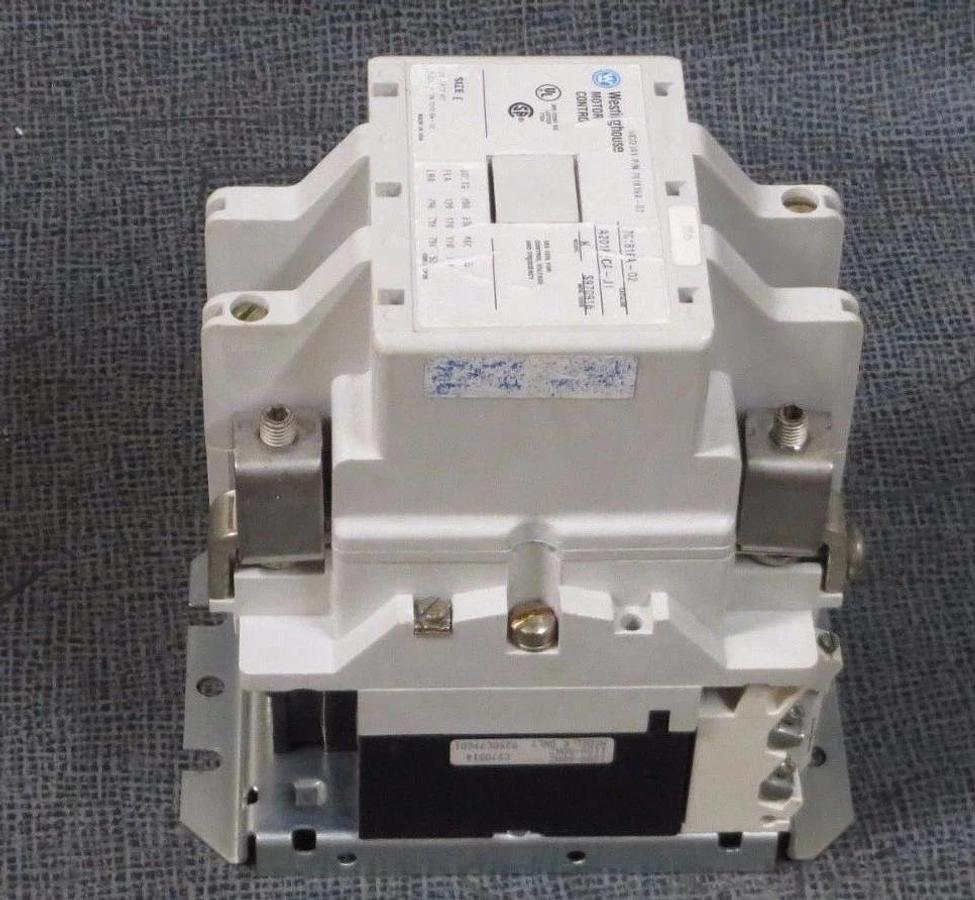 Used WESTINGHOUSE MOTOR CONTACTOR A201KECA-J1 SIZE E 120 AMP 600 VAC COIL: 120 V