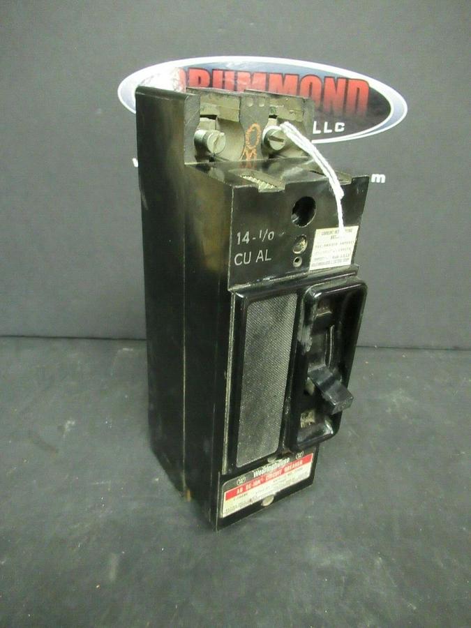 Used 100 AMP WESTINGHOUSE AB DE-ION BREAKER F2100 600 VAC 2 POLE AB POLES *WARRANTY!*