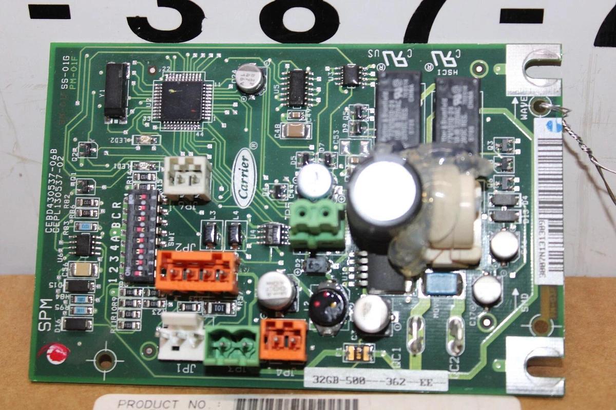 Used CARRIER HVAC COMPRESSOR CIRCUIT BOARD CEPL130537-02 CEBD430537-06B
