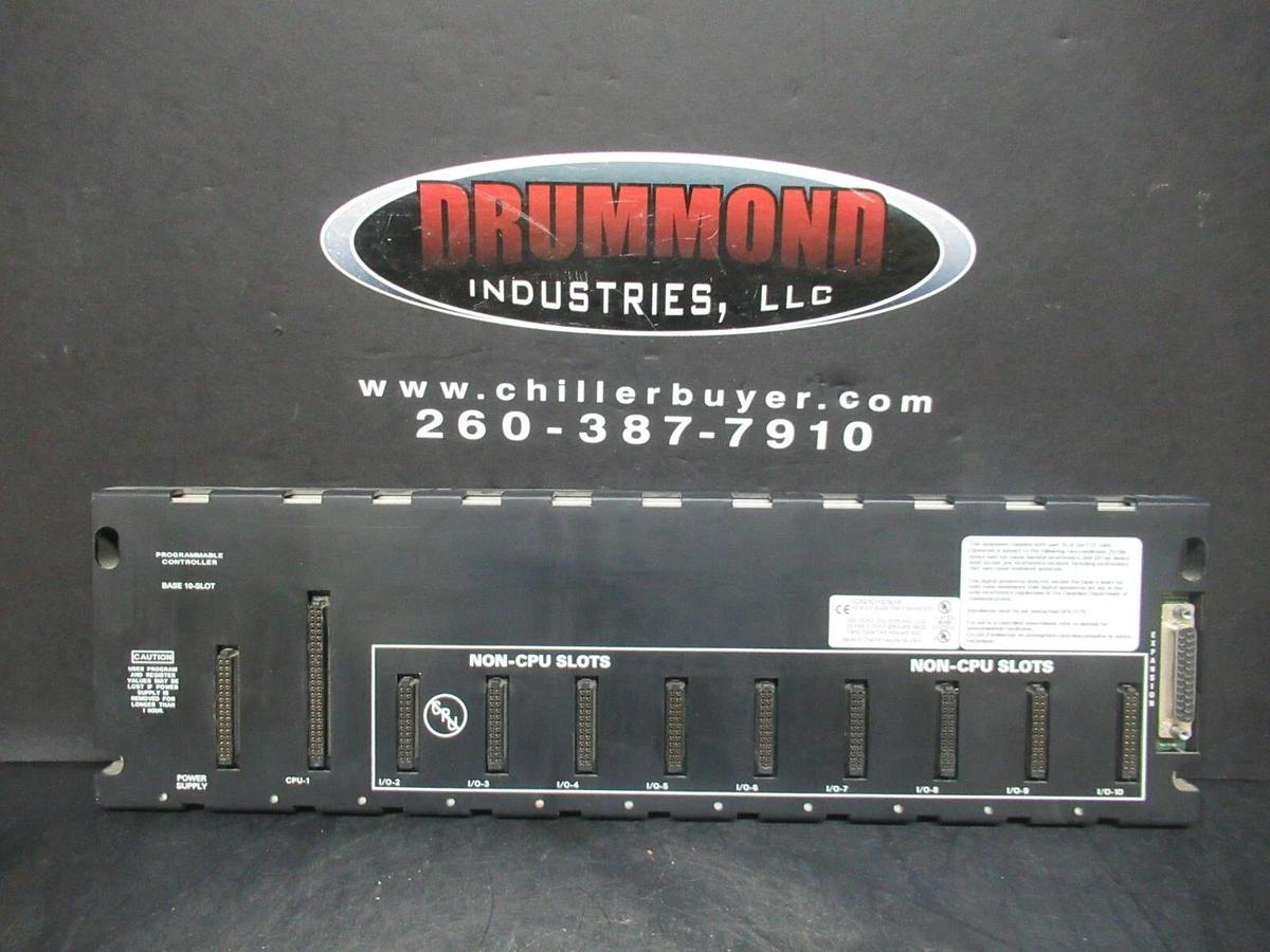 Used GE FANUC 10 SLOT BASE EMI ENHANCED EXTENSTION IC693CHS391K **WARRANTY**
