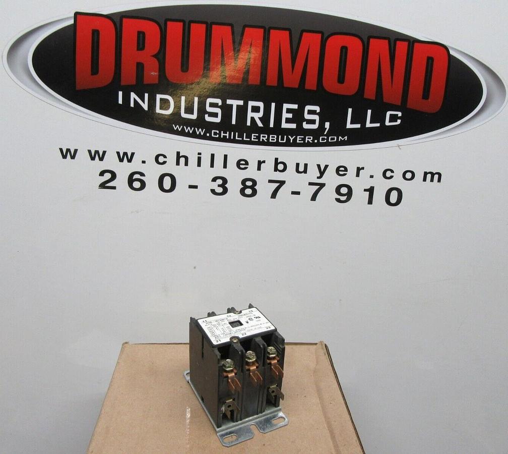 Used PRODUCTS UNLIMITED CONTACTOR 3100-30T928TN HN53CC115 600 VAC 30 AMP COIL: 120 V