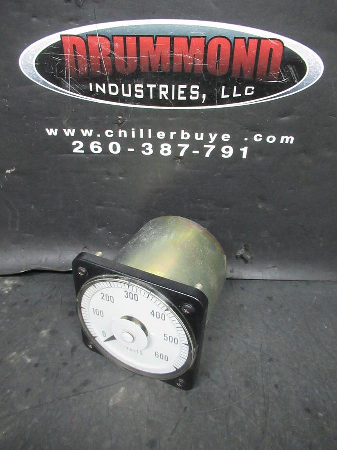 Used BROWNWELL EXIDE AC VOLT METER 136-102-010 0-600 VAC CONTROL: 150 VAC *WARRANTY*