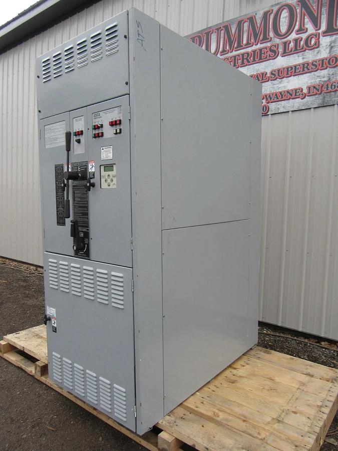 Used 1000 AMP ASCO AUTOMATIC TRANSFER SWITCH 7000 SERIES 480 V ATS BYPASS ISOLTION