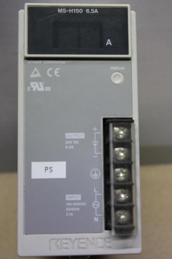 Used KEYENCE POWER CONTROLLER MS-H150 6.5 AMP **WARRANTY INCLUDED**