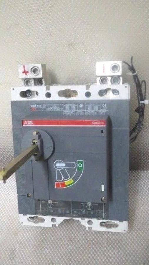 ABB S6N BREAKER 600 AMP 600 VAC 500 VDC 2 POLE WITH 600 AMP TRIP **WARRANTY!**