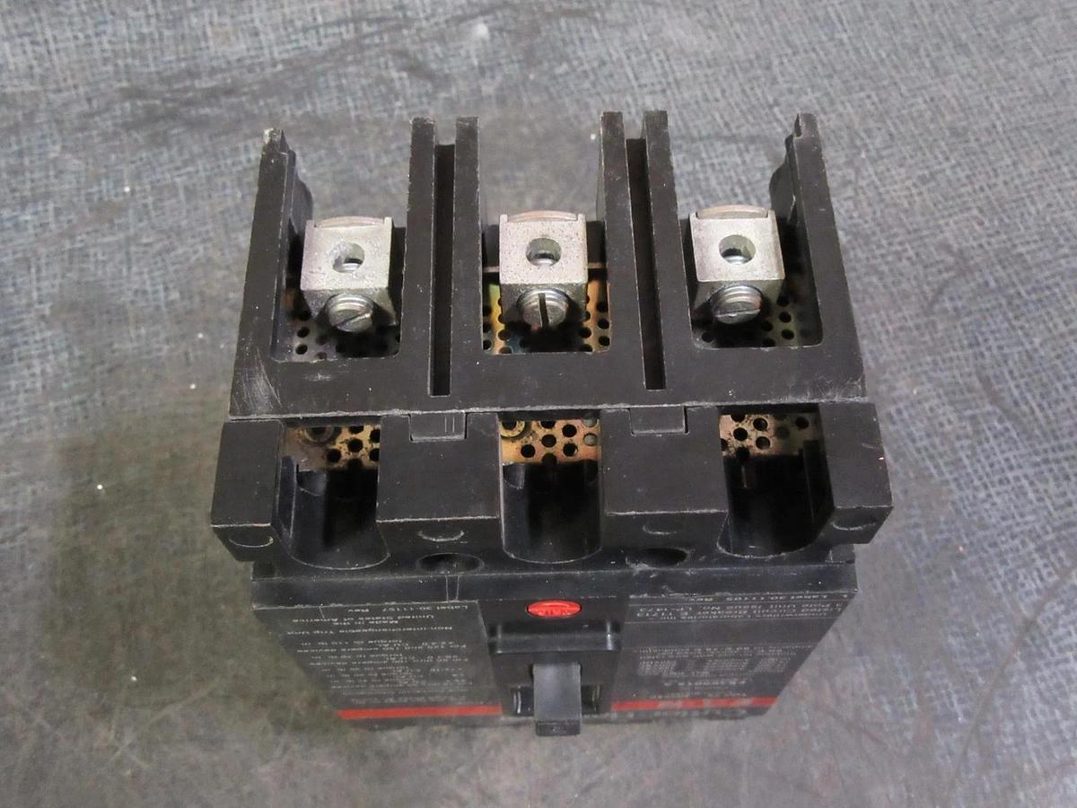 Used CUTLER HAMMER CIRCUIT BREAKER 15 AMP FS360015A 600V 3 POLE FS FRAME