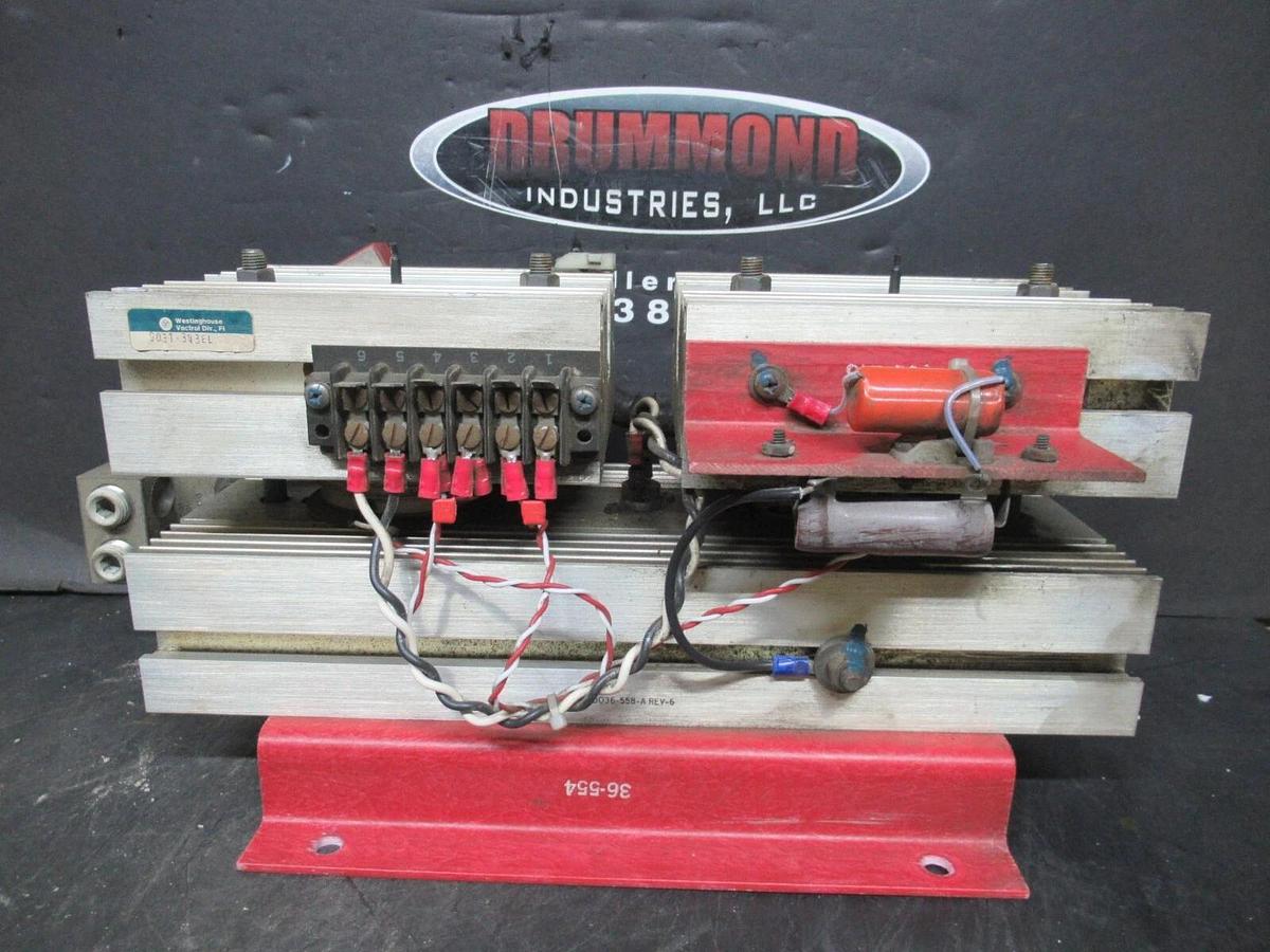 Used WESTINGHOUSE VECTROL POWER POLE RECTIFIER STACK 9031-343EL 0036-558-A REV-6