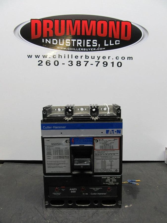Used WESTINGHOUSE CIRCUIT BREAKER LH36F600E 600 AMP 3-POLE 600 VAC LHE FRAME