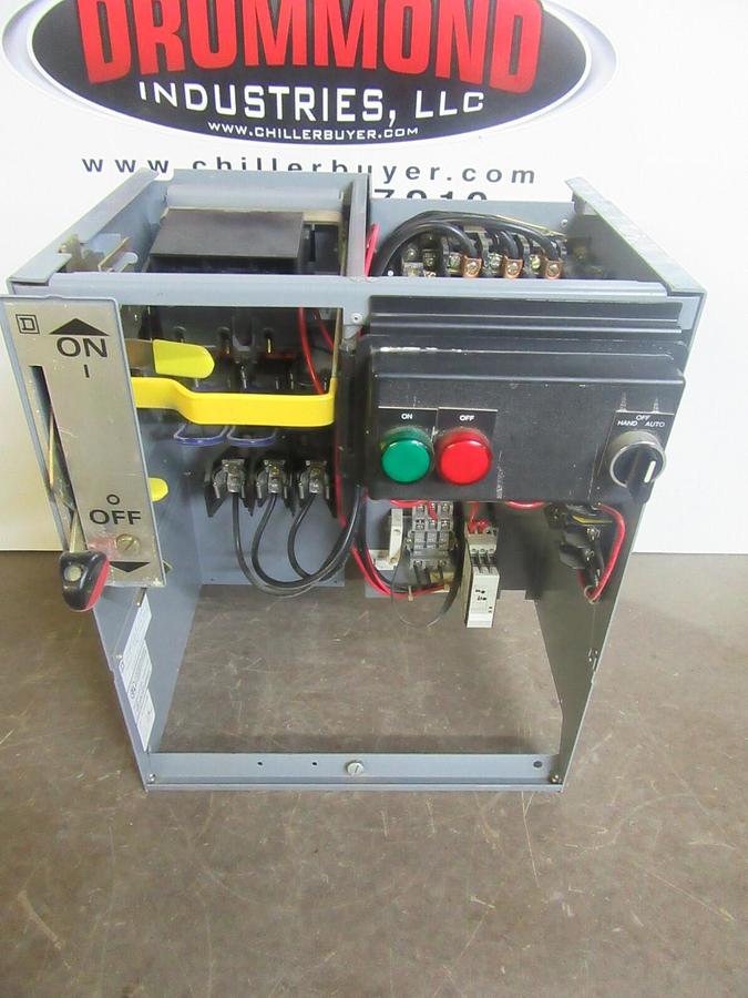 Used SQUARE D MCC FUSIBLE BUCKET 18" NEMA 2 MODEL 5W/ 8536SD01 *NO DOOR*
