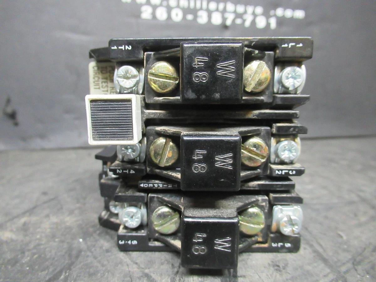 Used ALLEN BRADLEY THERMAL OVERLOAD RELAY 592-J0V16 SER. B 120-600 VAC NEMA A600