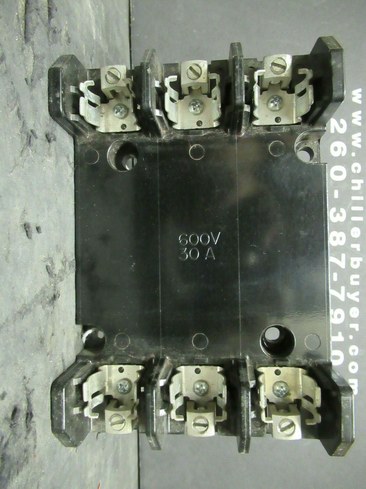 Used LOT OF 3 LITTELFUSE FUSE HOLDER LH60030-3C FOR 30 AMP 600 V *WARRANTY INCLUDED*