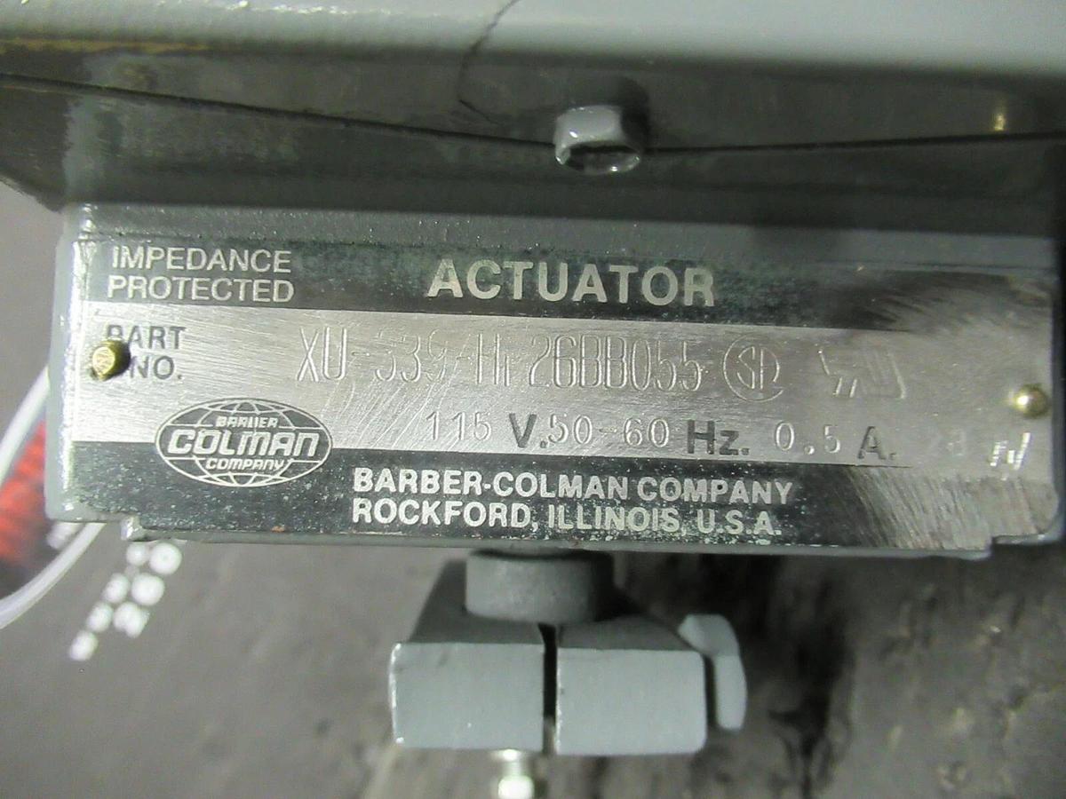 Used (1) BARBER COLMAN ACTUATOR XU-339 HF26BB055 115 VAC 1 PH 0.5 AMP 28 W WARRANTY