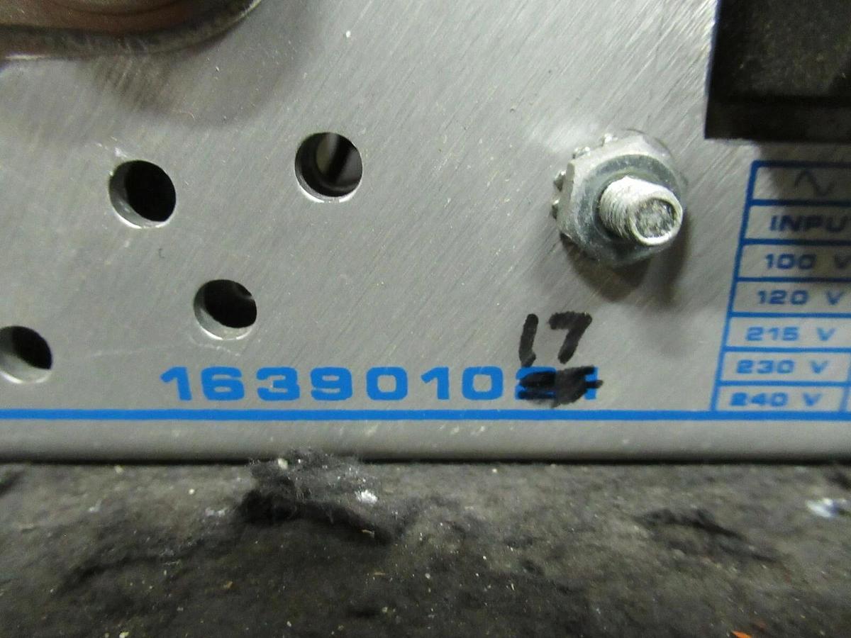 Used CONDOR DC POWER SUPPLY CP1202 IN 100/120/215/230-240 VAC OUT 20 VDC / 4 AMP