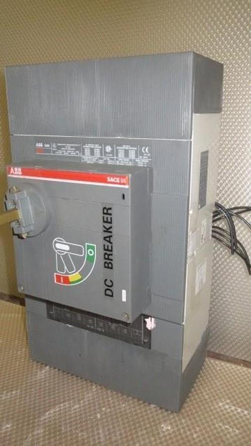 Used ABB D/C BREAKER SACE S6 600 AMP, 600 VAC 500 VDC W/ 600 AMP TRIP, 2 POLE