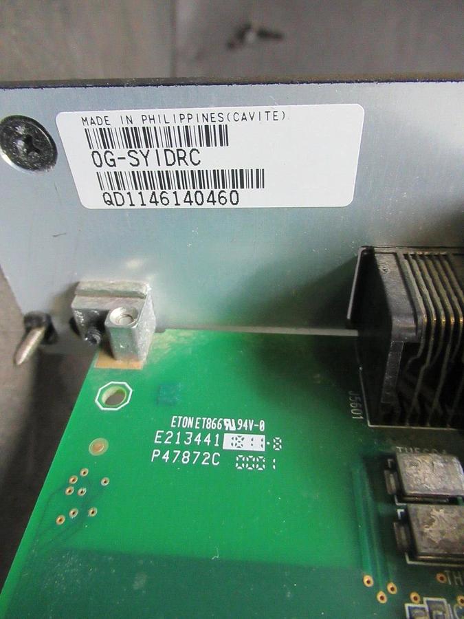 Used ID AND RELAY CONTROLLER PLC MODULE OG-SYIDRC 640-4708D-Z REV. 05 **WARRANTY**