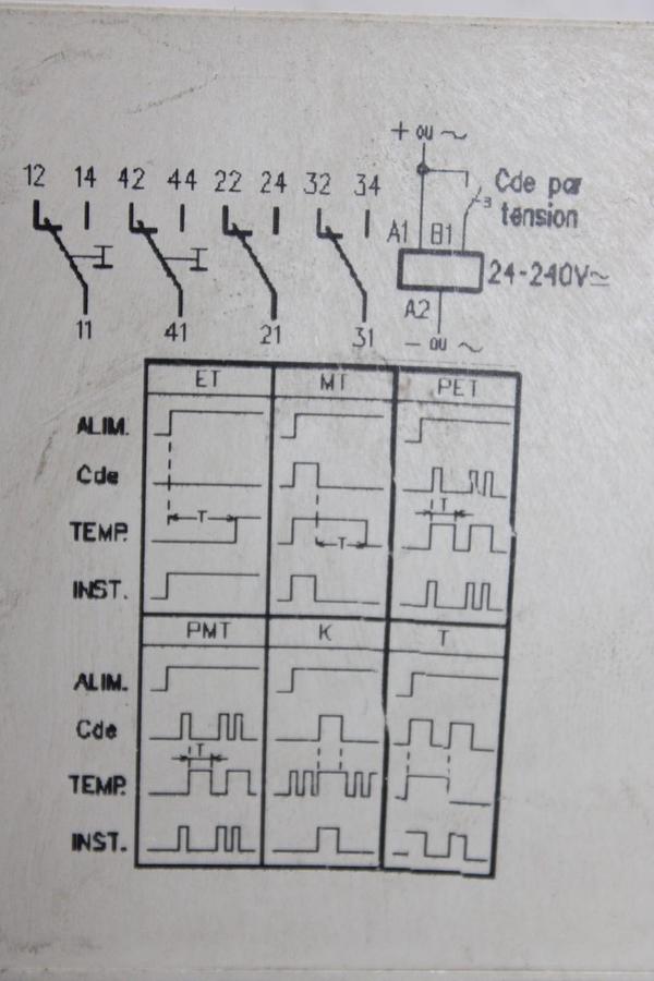 Used MTI TIME DELAY RELAY 0.1 SECOND TO 10 HOUR CSM-K47 24-240 VDC *WARRANTY*