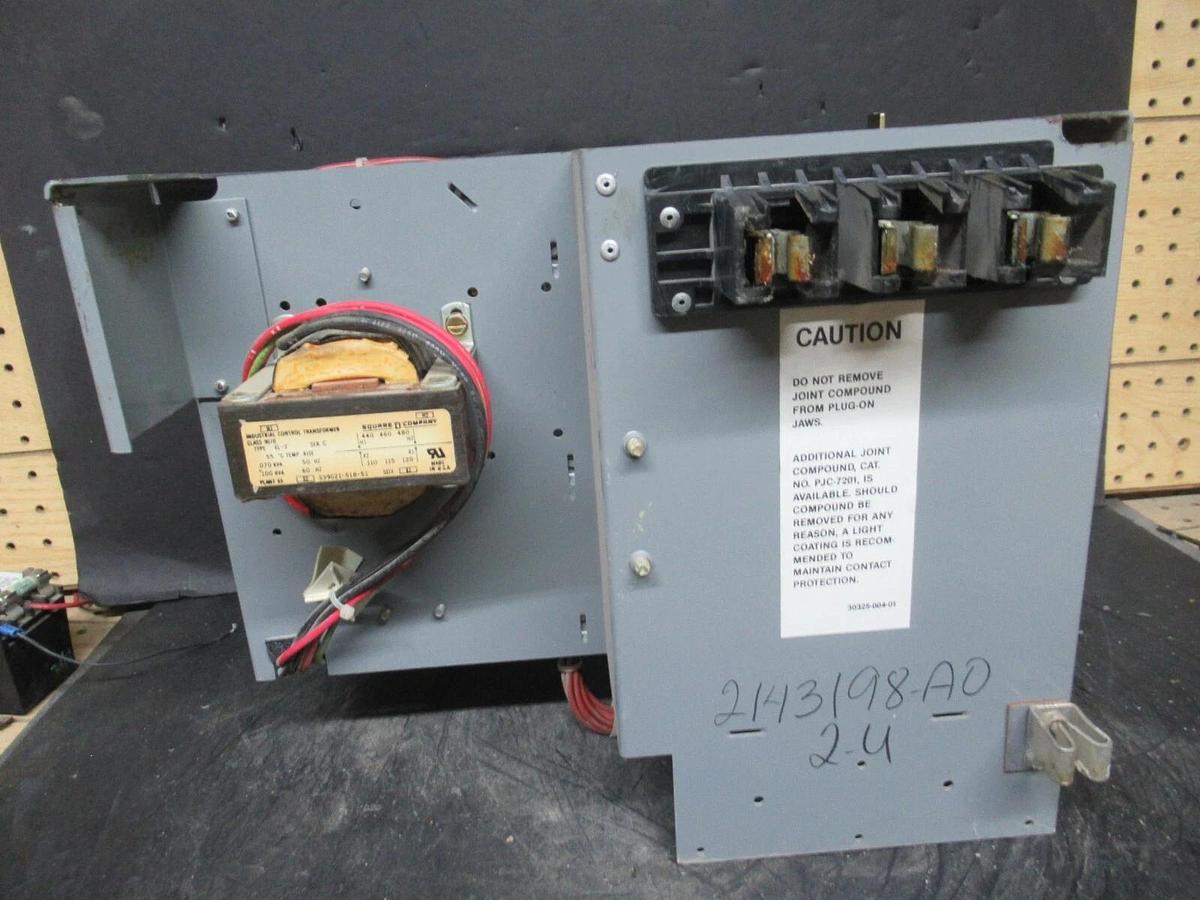 Used SQUARE D MCC MOTOR CONTROL STARTER 12" MODEL 5 W/ NEMA SIZE 1 8536SCO3 3 AMP