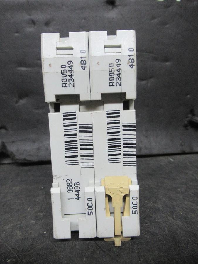 Used MERLIN GERIN THREE POLE BREAKER 24449 MULTI 9 C60N 10A-TYPE C 480 VAC