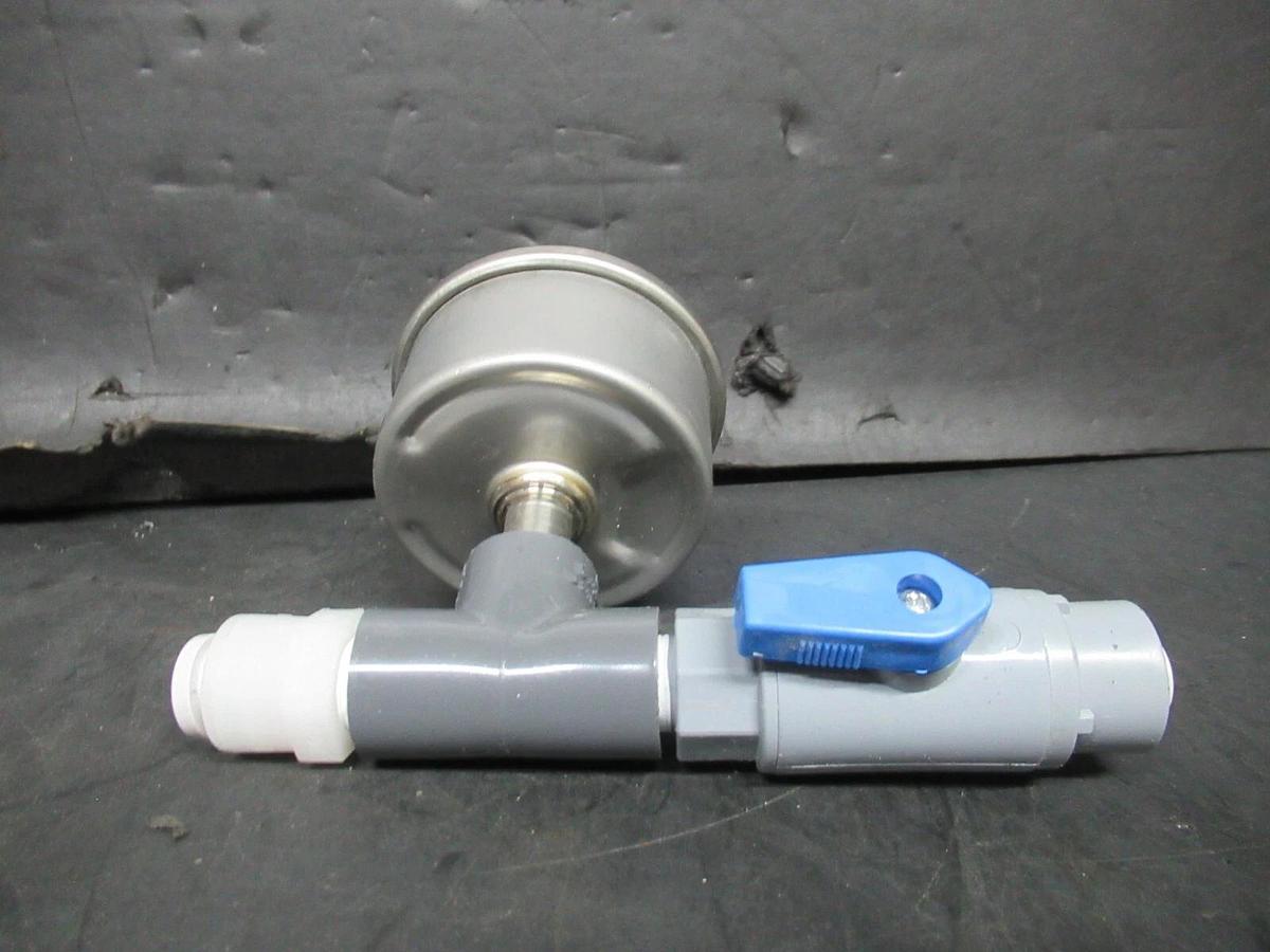 NEW SURPLUS PRESSURE GAUGE 316L-SS 0-100 PSI **WARRANTY INCLUDED**