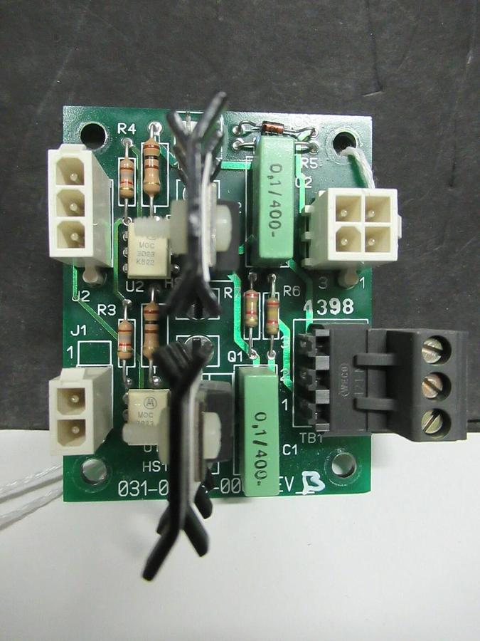 Used YORK CHILLER CIRCUIT BOARD 031-01655-000 REV B LEVEL CONTROL JOHNSON CONTROLS