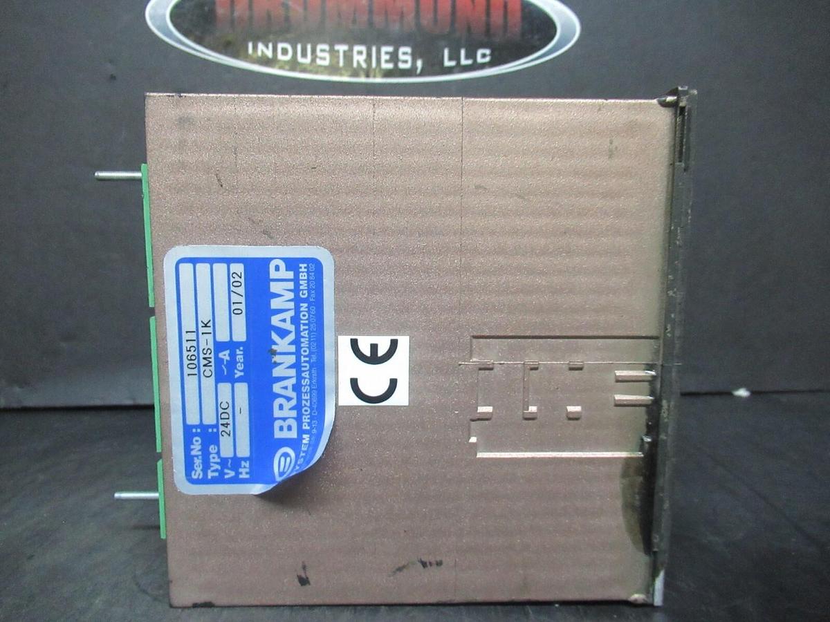 Used BRANKAMP CMS PROCESS CONTROL CMS-1K 24 VDC **WARRANTY INCLUDED**