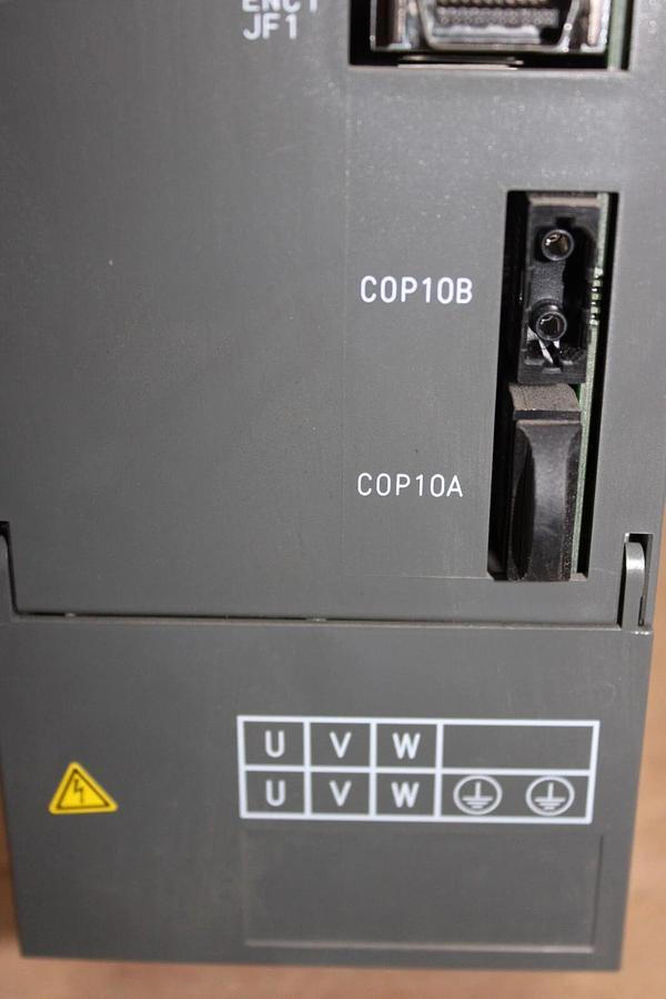 Used FANUC SERVO AMPLIFIER MODULE A06B-6096-H106-R 230 VAC 9.1 kW 52.2 AMP 325 VDC