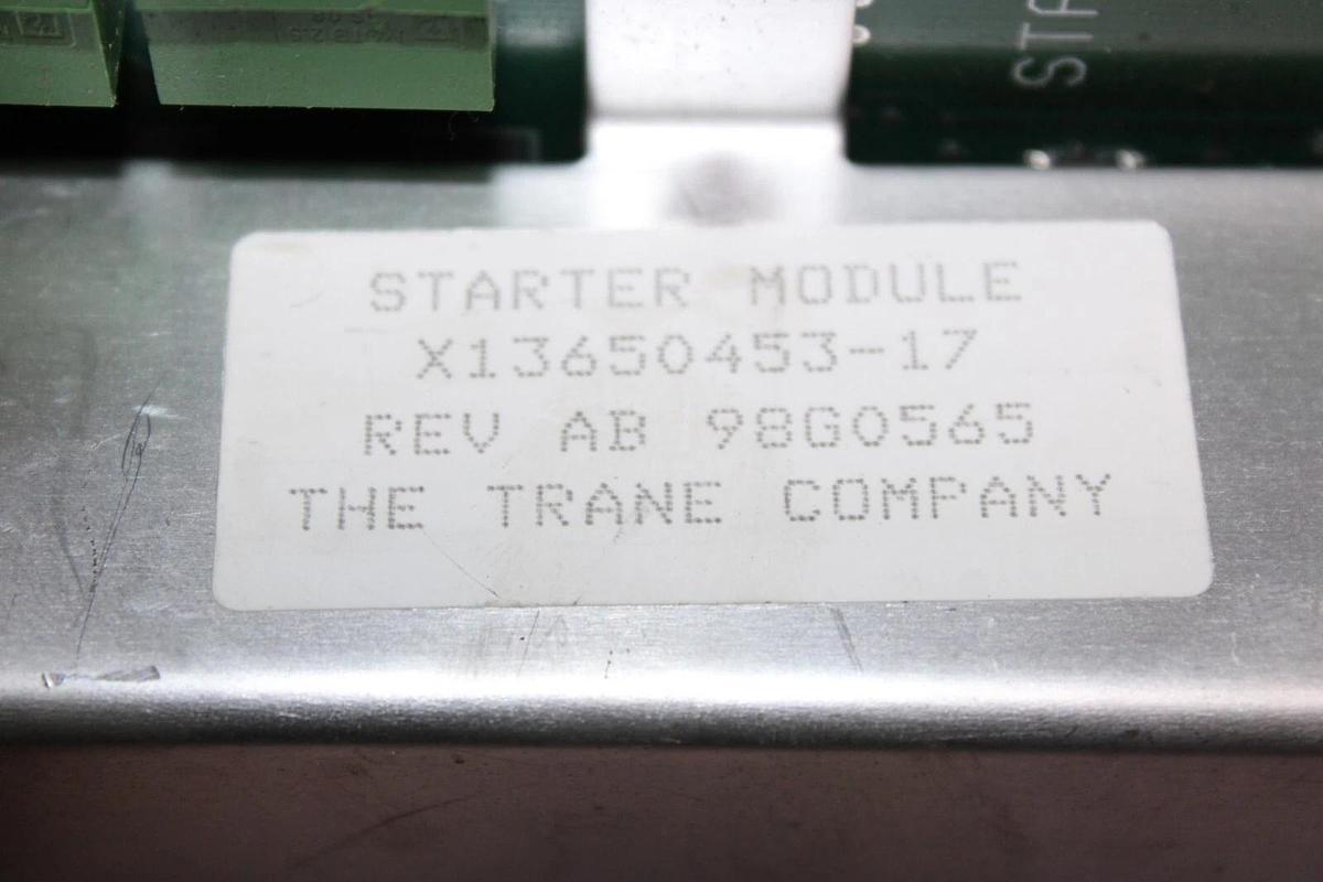 Used TRANE CHILLER STARTER MODULE X13650453-17 REV. AB **WARRANTY INCLUDED**