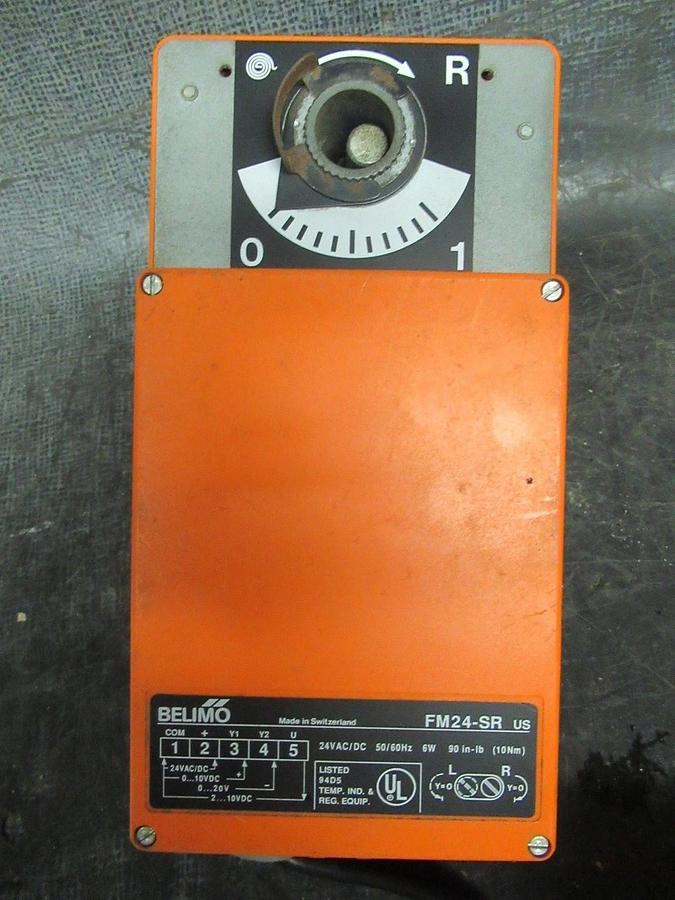 Used BELIMO ACTUATOR FM24-SR 24VAC/VDC 6W **WARRANTY INCLUDED**