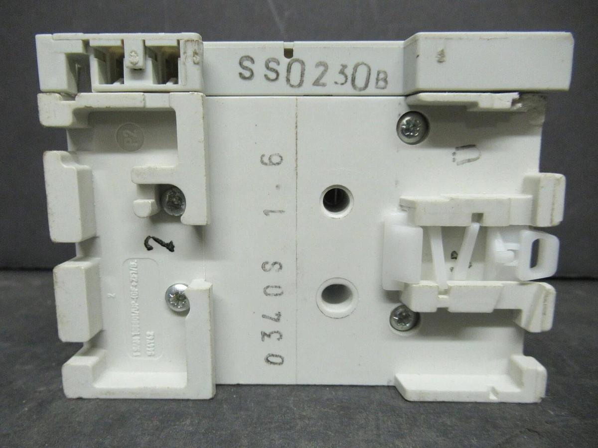 Used ABB MANUAL MOTOR START MS325 1-1.6 AMP 600 VAC W/ AUXILIARY CONTACTS