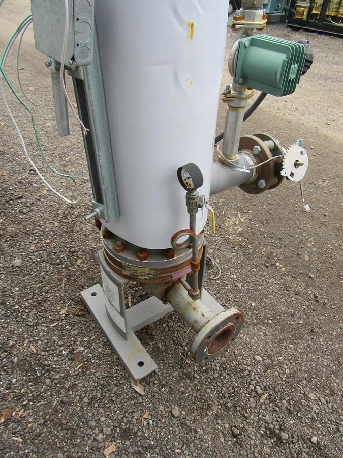 Used 8" AERCO DW TYPE HELITHERM DOUBLE WALL HEAT EXCHANGER SWDW24EC 24 SQ FT