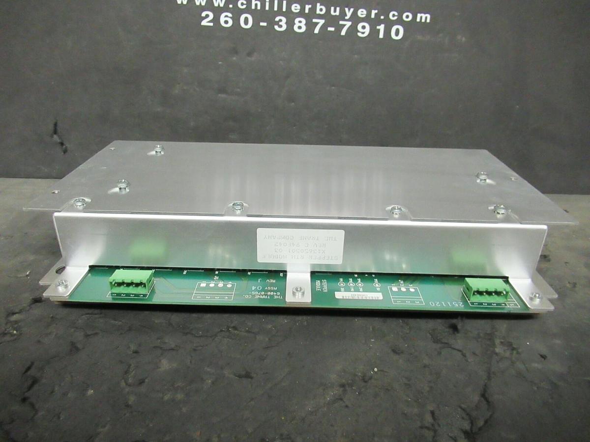 Used TRANE CHILLER STEPPER RTH MODULE X13650501-03 REV C 6400-0765 REV J ASSY 04