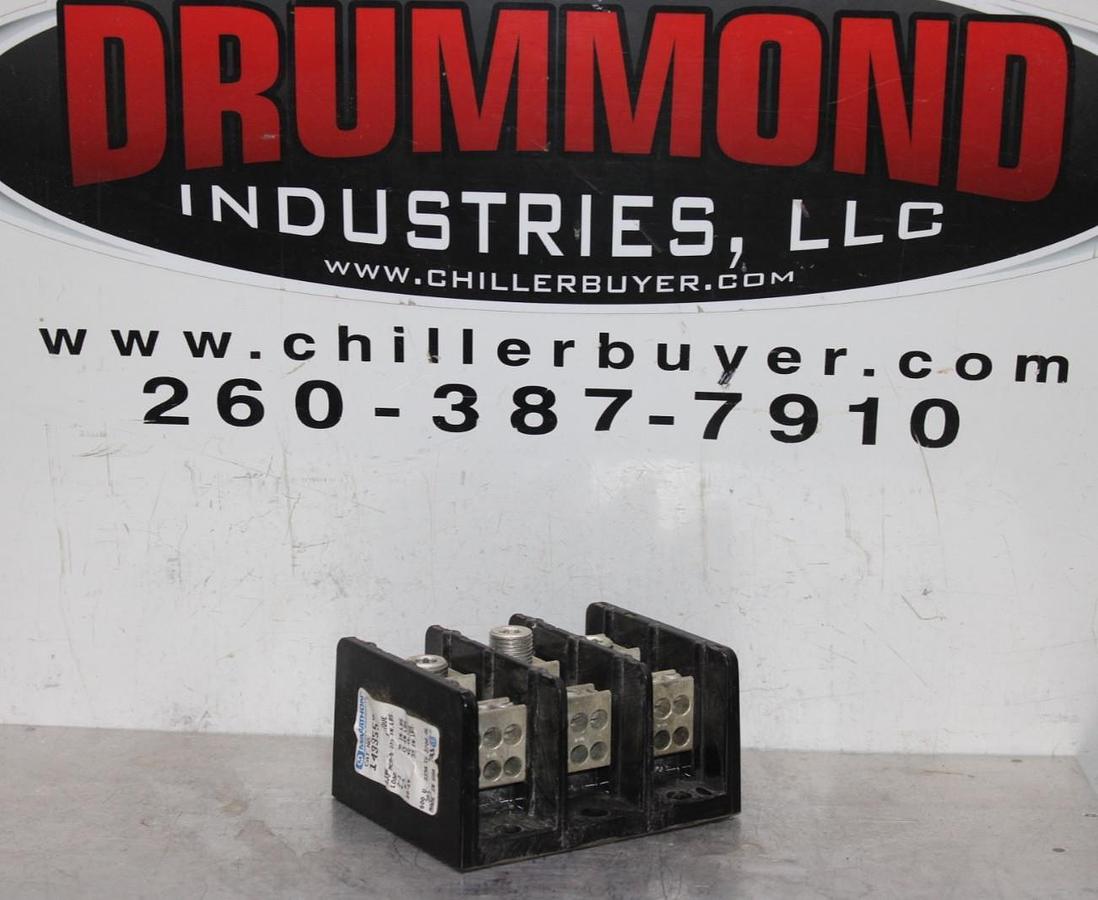 Used MARATHON TERMINAL LUG 1433553 600 VOLT 335 AMP 3-POLE **WARRANTY INCLUDED**