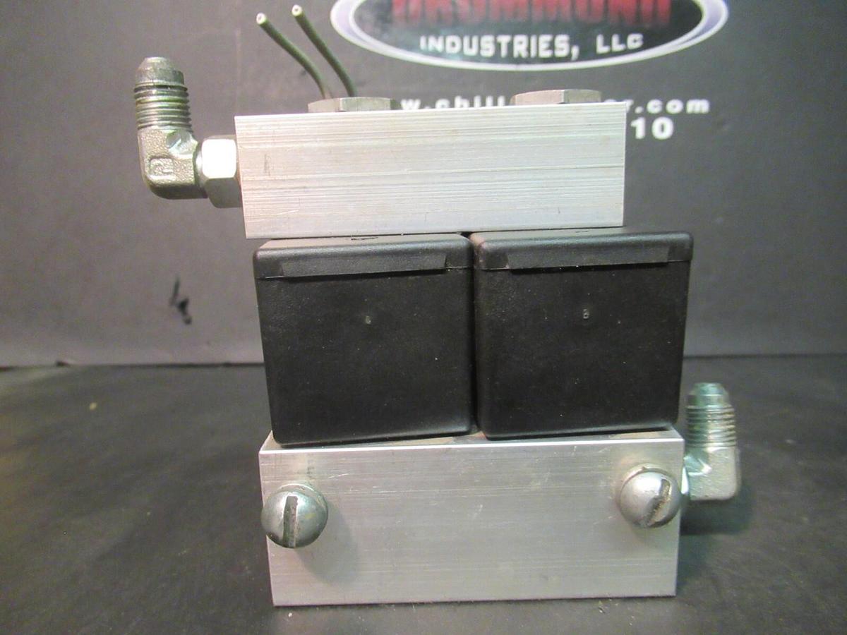Used PARKER FLUID CONTROL VALVE 7139Z001S1LZ06B2 24 VOLT 10 WATT 1555 KPA 225 PSI