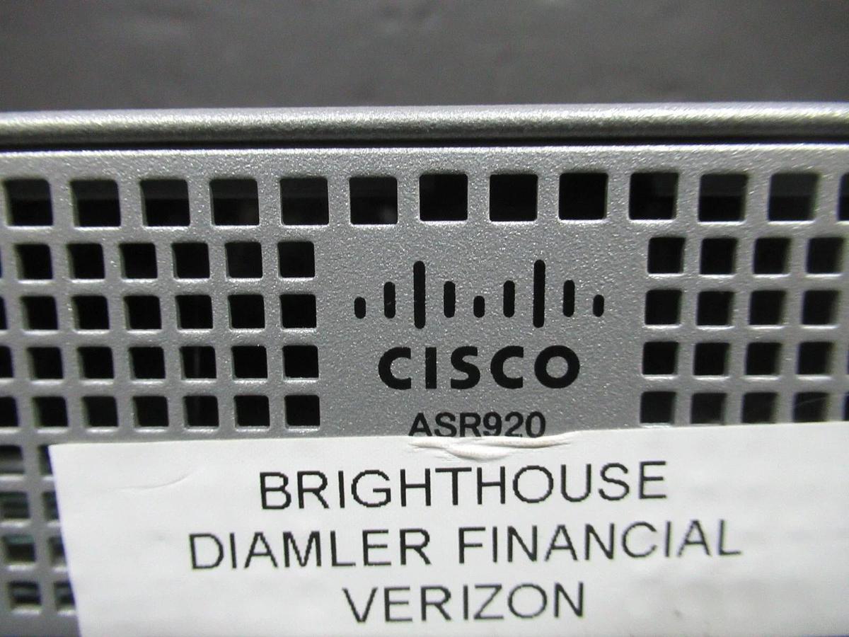 Used CISCO ASR 920 SERIES AGGREGATION SERVICES ROUTER ASR-920-4SZ-D V01 2/4-10 GE