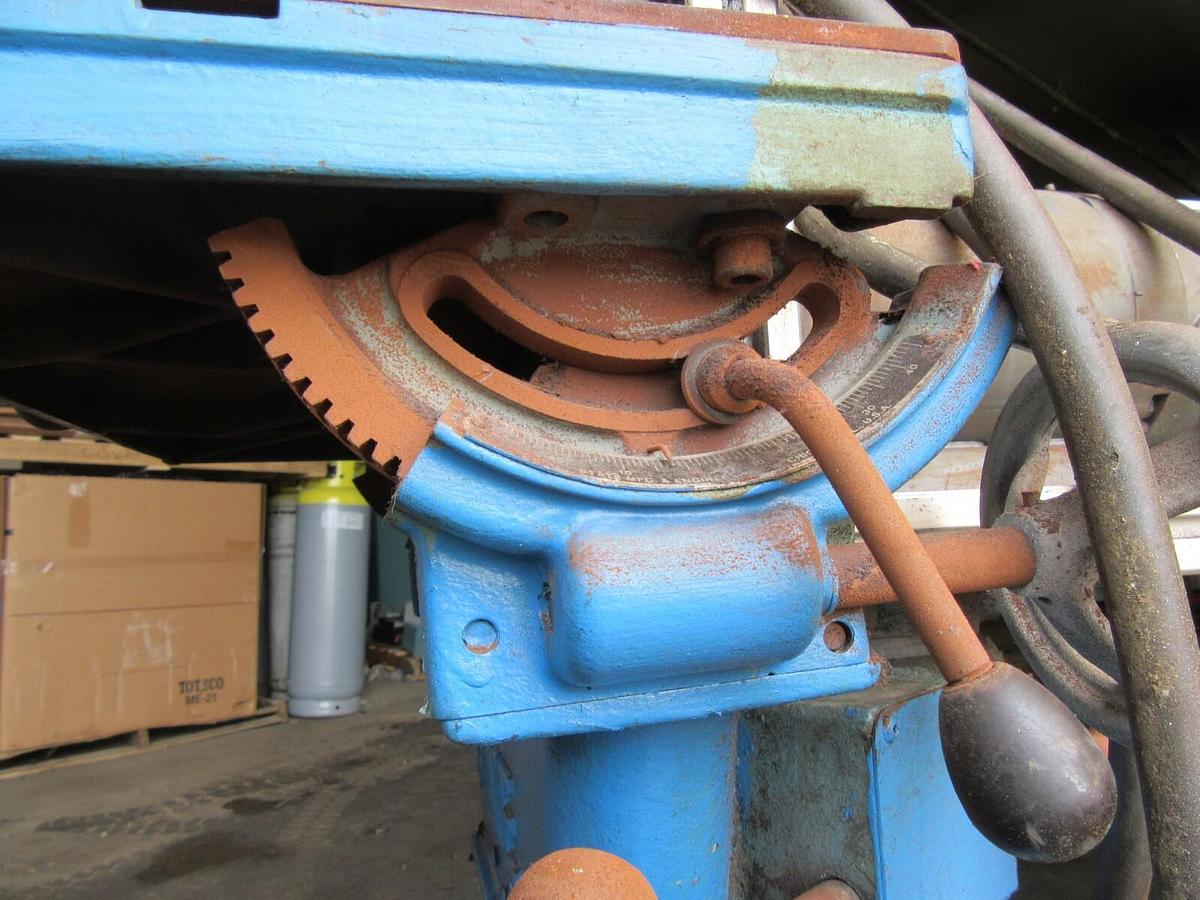 Used 15" STATE MFG 2 HP 208-230/460 VAC 3 PHASE STEEL OR WOOD DISC SANDER MODEL D15