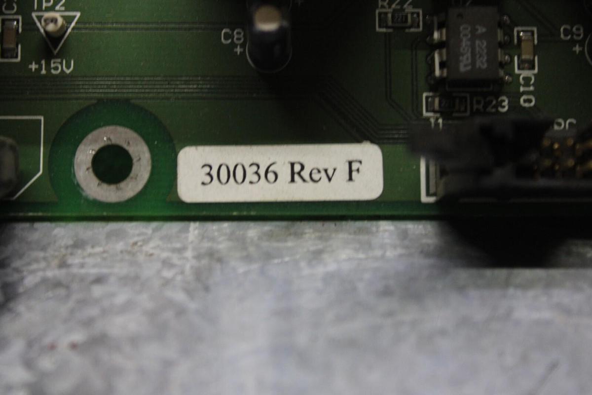 Used ACTIVE POWER STATIC SWITCH INTERFACE 30037-01 30036 REV. F **WARRANTY**
