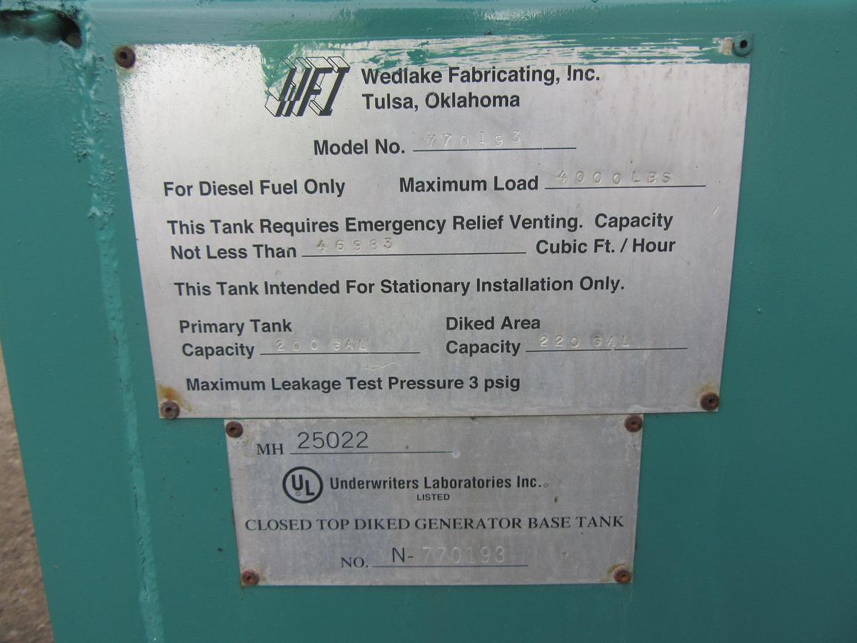 Used 50 KW DIESEL GENERATOR CUMMINS 120/240V B3.3 G2 RECONNECTABLE VIDEO ENCLOSED