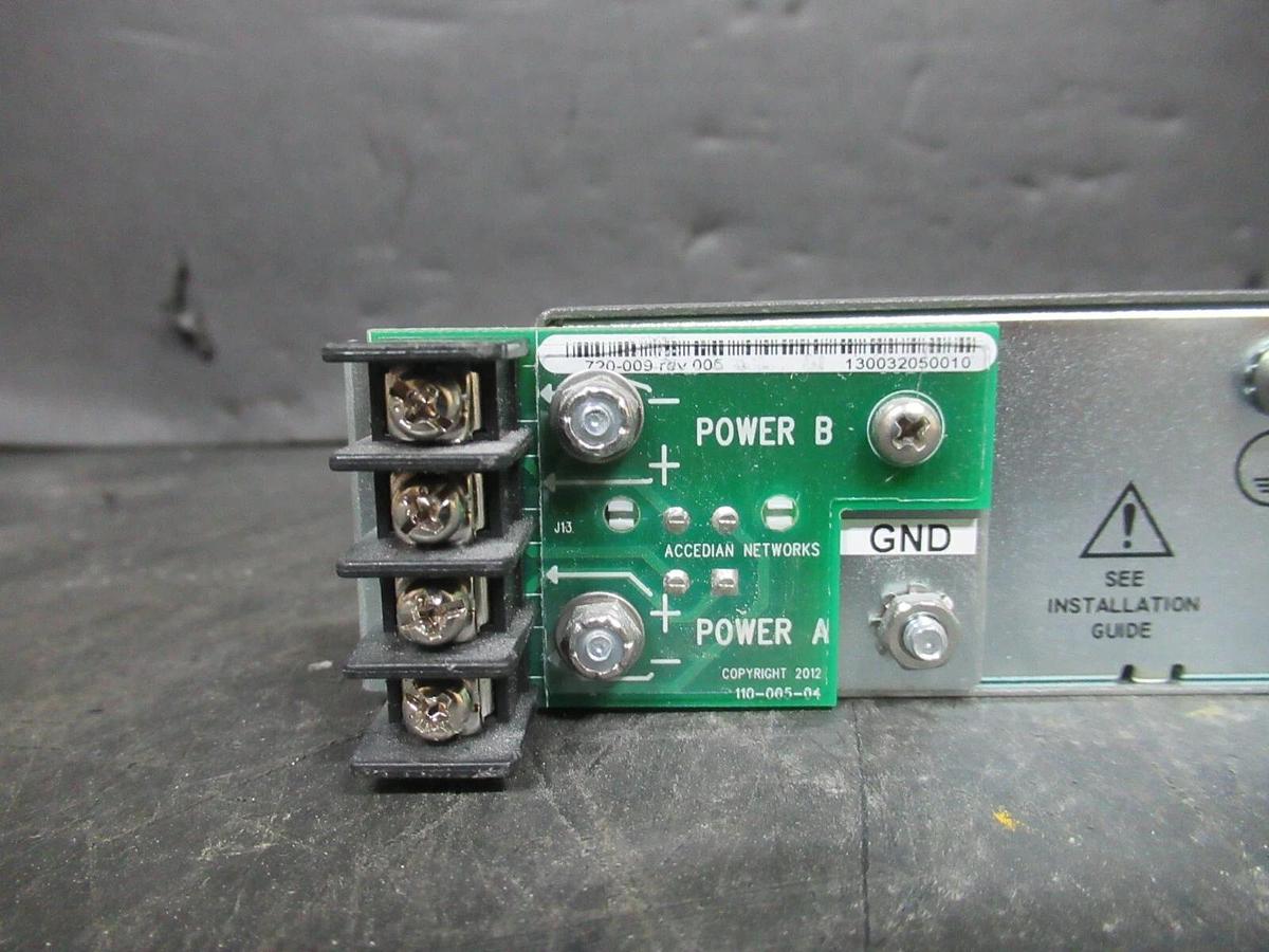 Used ACCEDIAN METRONID GT-S DC NETWORK INTERFACE 501-050-01 4-PORT *WARRANTY**