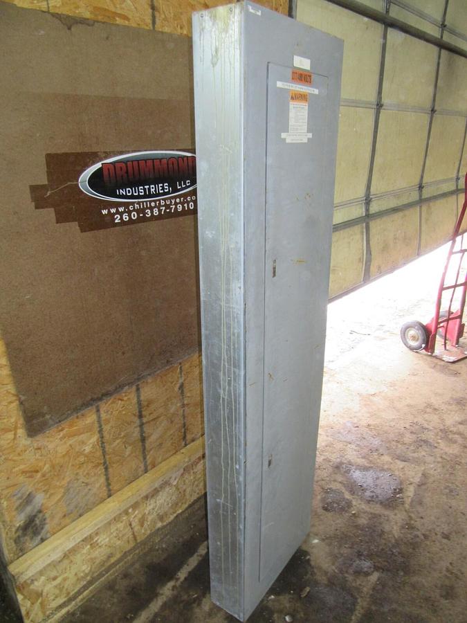 Used 250 AMP SQUARE D EDB / NF PANELBOARD PANEL MAIN LUG 3PH 4W 600 / 480V E1 PB011B