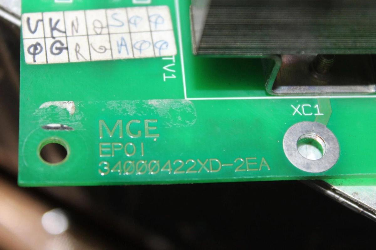 Used MGE SYSTEMS EPOI CIRCUIT BOARD 34000422XD-2EA **WARRANTY INCLUDED**