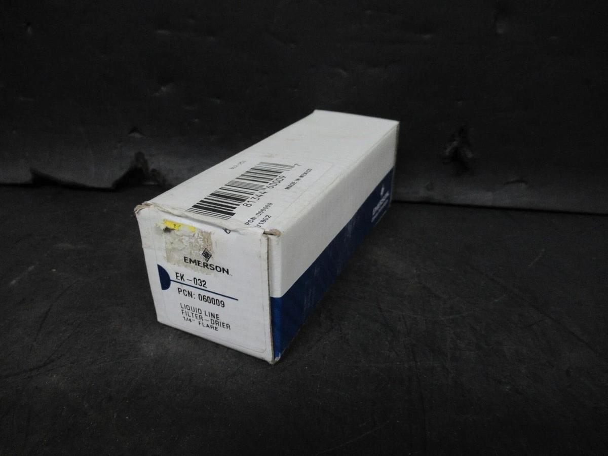 NEW SURPLUS EMERSON LIQUID LINE FILTER DRIER 060009 1/4" FLARE **WARRANTY**