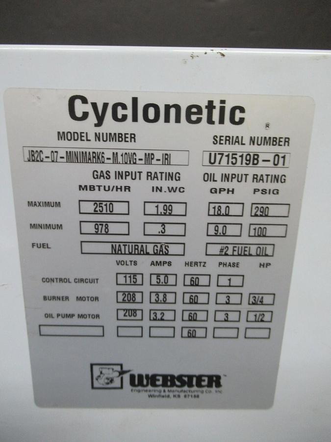 Used AUTOFLAME MM/EGA SYSTEM MM60016 MK. 6 230 VAC 45 W COMBUSTION MANAGEMENT SYSTEM