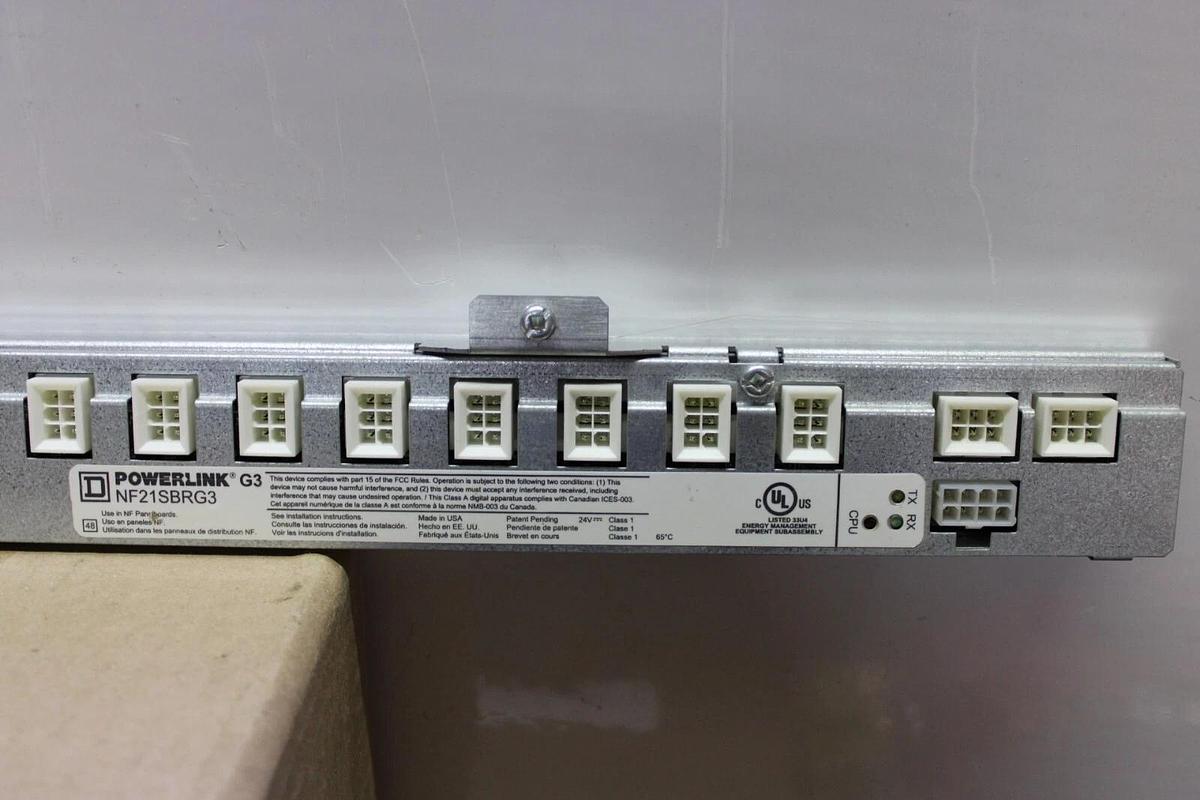 Used SQUARE D ECB RIGHT CONTROLBUS POWERLINK NF21SBRG3 **WARRANTY INCLUDED**