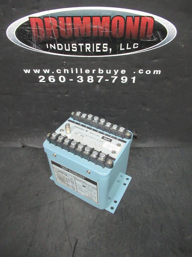 Used YOKOGAWA JUXTA WATT TRANSDUCER 248955-540-AHD-4-0/JAC 120V 5A 3-PHASE 4-WIRE