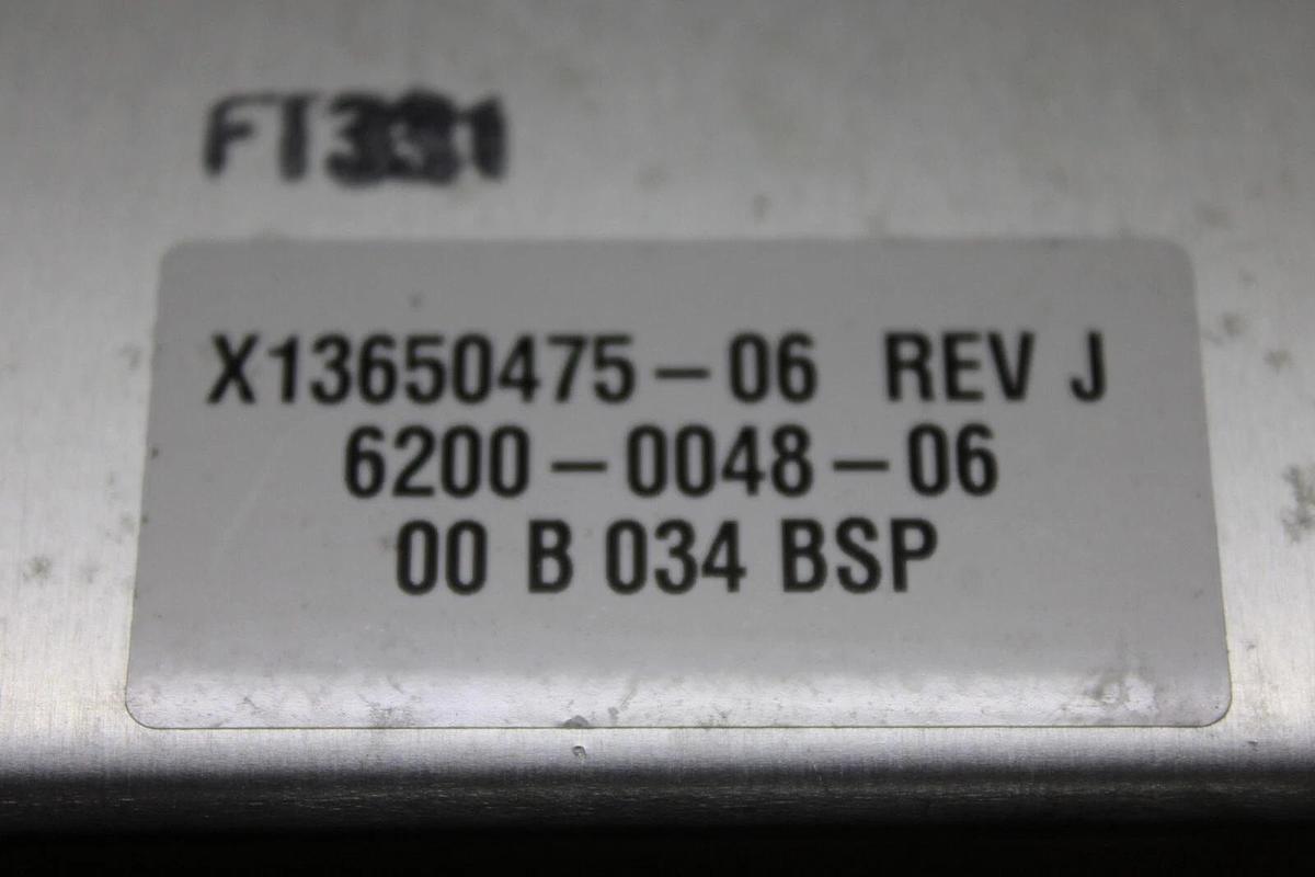 Used TRANE CHILLER CONTROL MODULE X13650475-06 REV. J 6200-0048-06 6400-0809-03