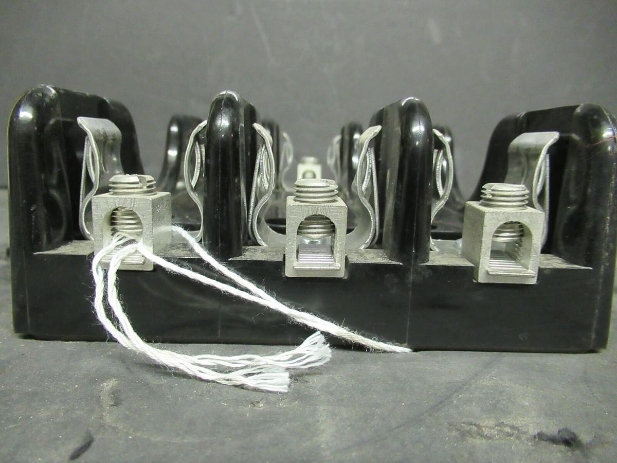Used MARATHON FUSE HOLDER R6F60A3B 18 FOR 60 AMP 600 V CLASS H FUSES **WARRANTY**