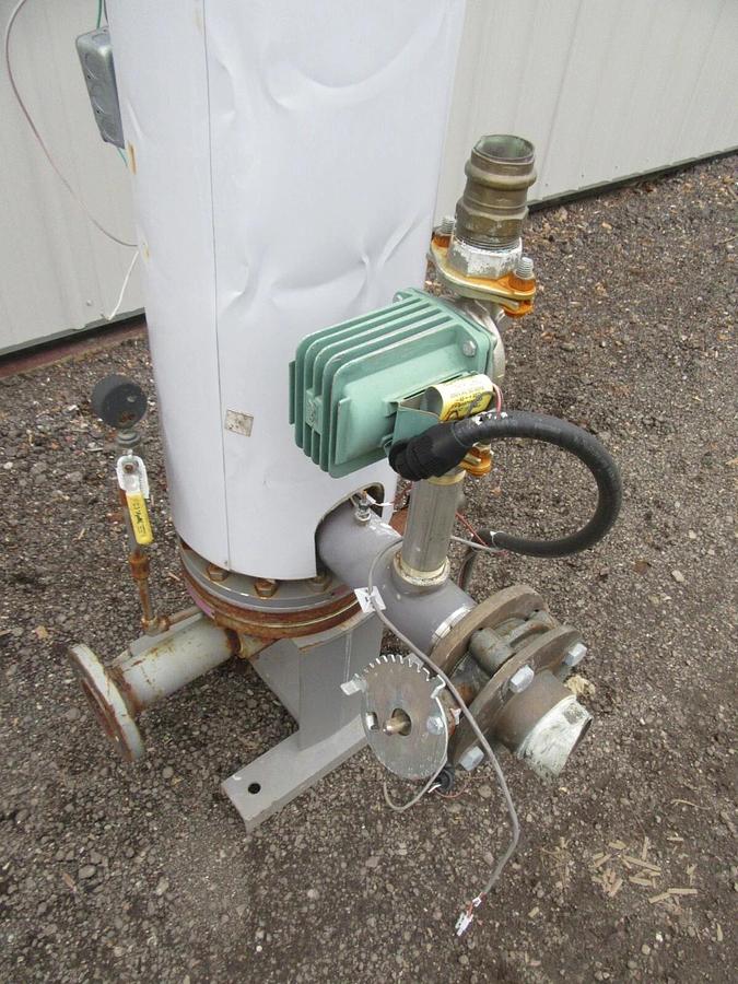 Used 8" AERCO DW TYPE HELITHERM DOUBLE WALL HEAT EXCHANGER SWDW24EC 24 SQ FT